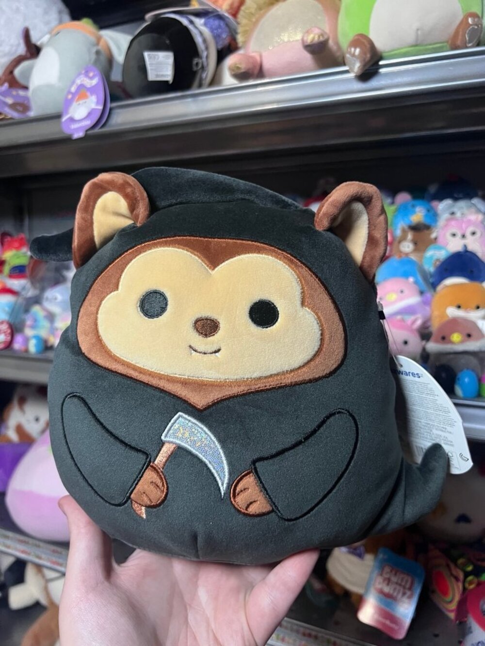 Squishmallow 8” WADE THE WEREWOLF GRIM REAPER NEW RELEASE NWT OTTO CROSSOVER